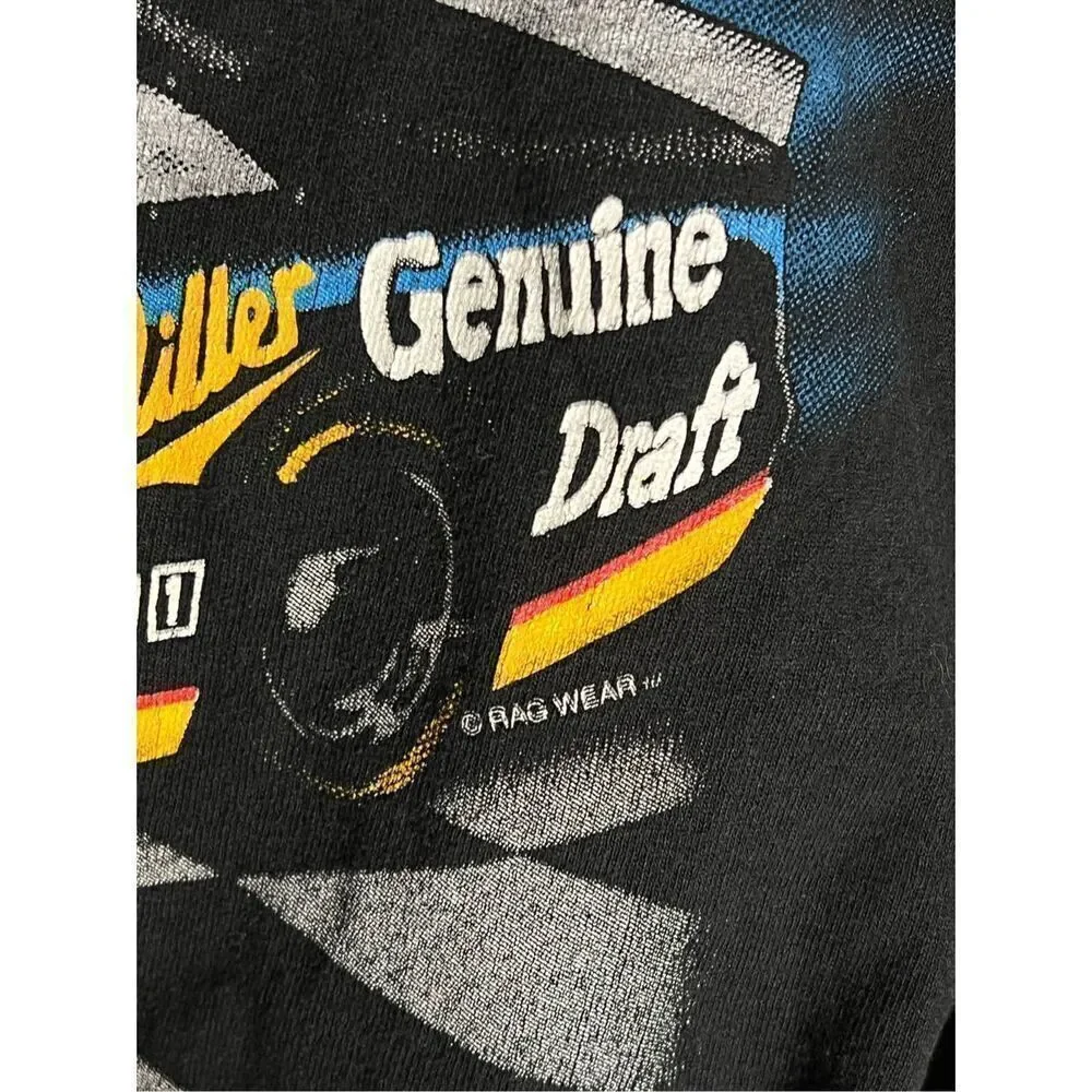 Vintage 90s Rusty Wallace Kickin Asphalt Nascar Tee